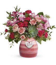 Cross My Heart Bouquet from Krupp Florist, your local Belleville flower shop